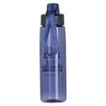 Play Hard, Pray Harder - Never Stop Praying Purple Plastic Water Bottle - Image 14