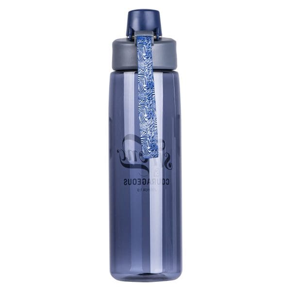 Be Strong And Courageous Plastic Water Bottle - Joshua 1:9 - Image 13