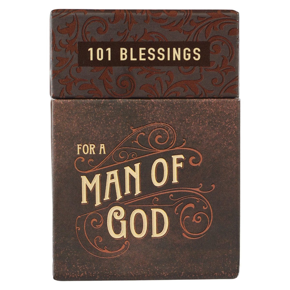 6006937159082_front 101 Blessings For A Man Of God Boxed Cards - Image 1