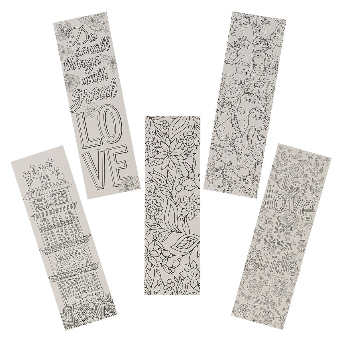 6006937160040_feature2 Love Set Of 5 Coloring Bookmarks - Image 15