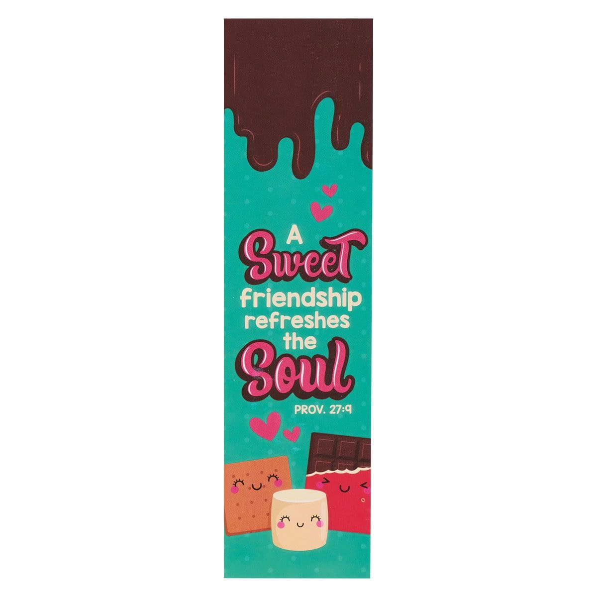 6006937160163_front A Sweet Friendship Refreshes The Soul Pack Of 10 Sunday School Bookmark - Proverbs 27:9 - Image 6