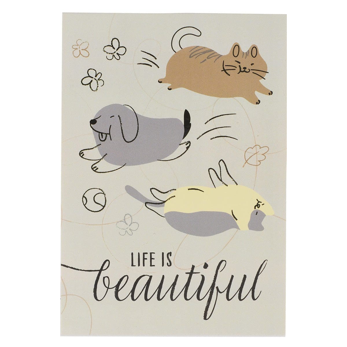6006937160873_front Life Is Beautiful Pet Notepad - Image 10