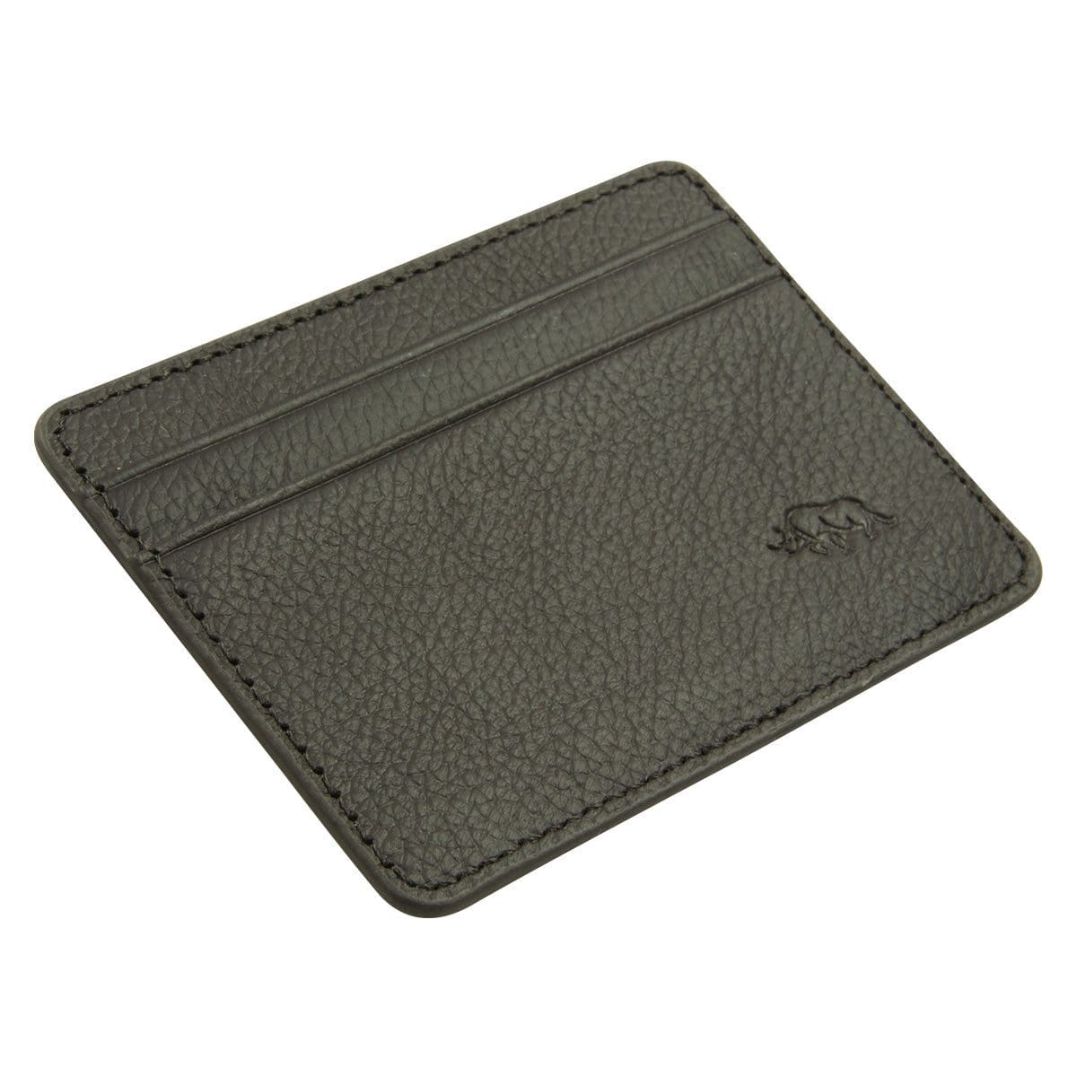 6006937162020_feature1 Genuine African Leather Darkest Brown Card And ID Holder - Image 11