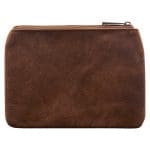 Genuine African Leather Medium Brown Coin Purse - Image 19