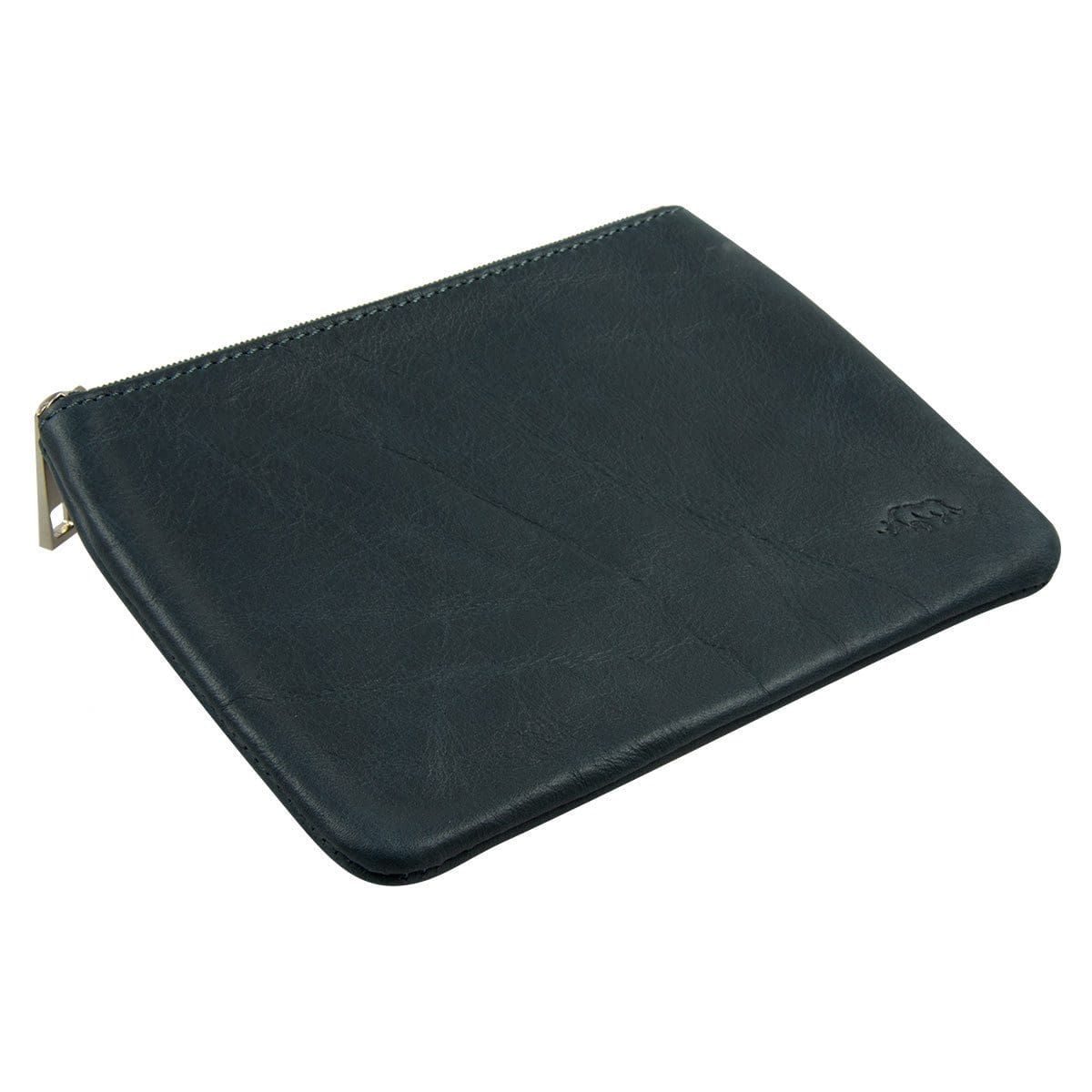 6006937162235_feature1 Genuine African Leather Medium Navy Coin Purse - Image 21