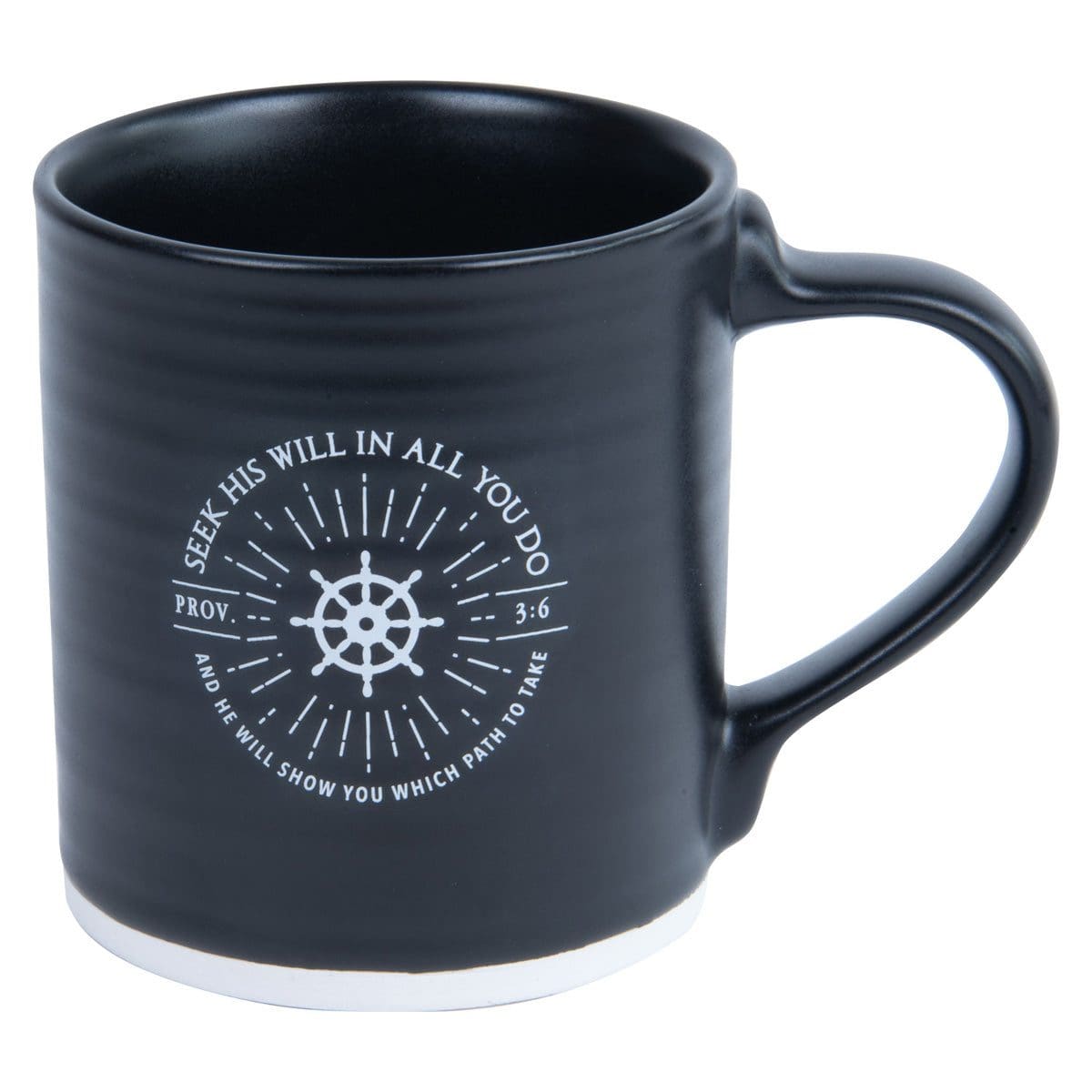 6006937162440_front Seek His Will In All You Do Black Ceramic Mug - Proverbs 3:6 - Image 10