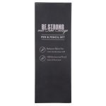 Be Strong, Take Courage Executive Black Pen and Pencil Set - Image 2