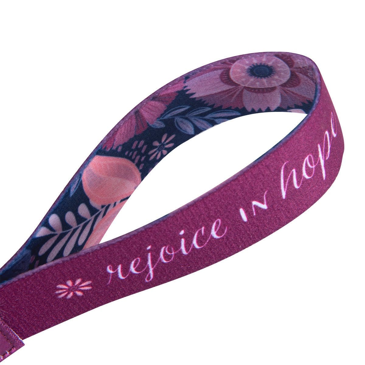 6006937166592_feature1_178b7d63-3136-4bf5-9f2b-116901a8e792 Rejoice In Hope Wristlet Key Ring - Image 12