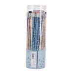 Floral Blue and Peach Tub of 50 Pencils - Image 15