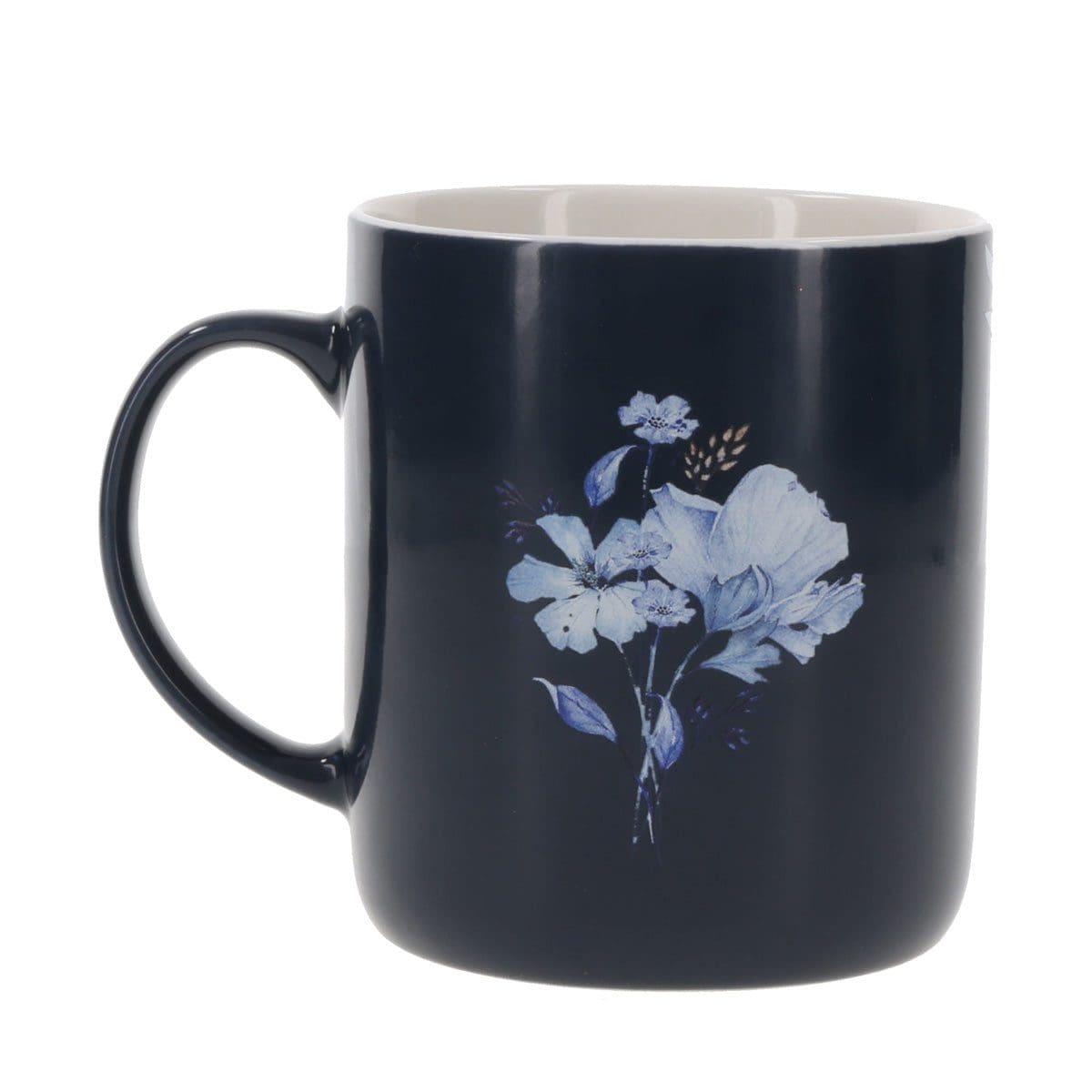 6006937171770_back Grace Floral Navy Blue Ceramic Mug - Image 6