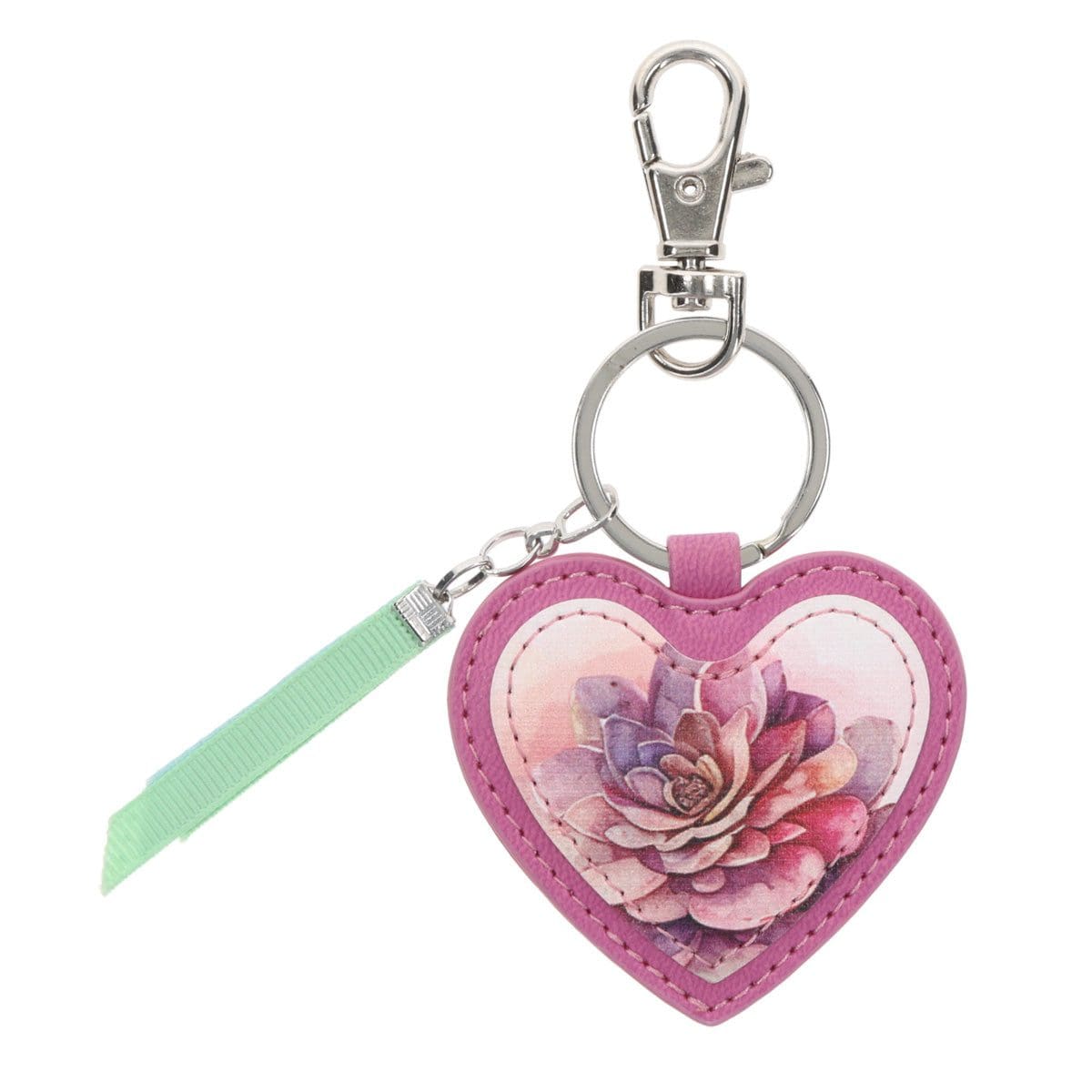 6006937172555_front Vind Vreugde in die Here Afrikaans Faux Leather Key Ring with Charm - Image 5