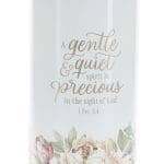 A Gentle and Quiet Spirit Is Precious in the Sight of God Stainless Steel Water Bottle - Image 3