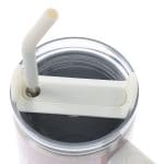 You Are Fearfully and Wonderfully Made Large Stainless Steel Mug with Handle and Straw - Image 3