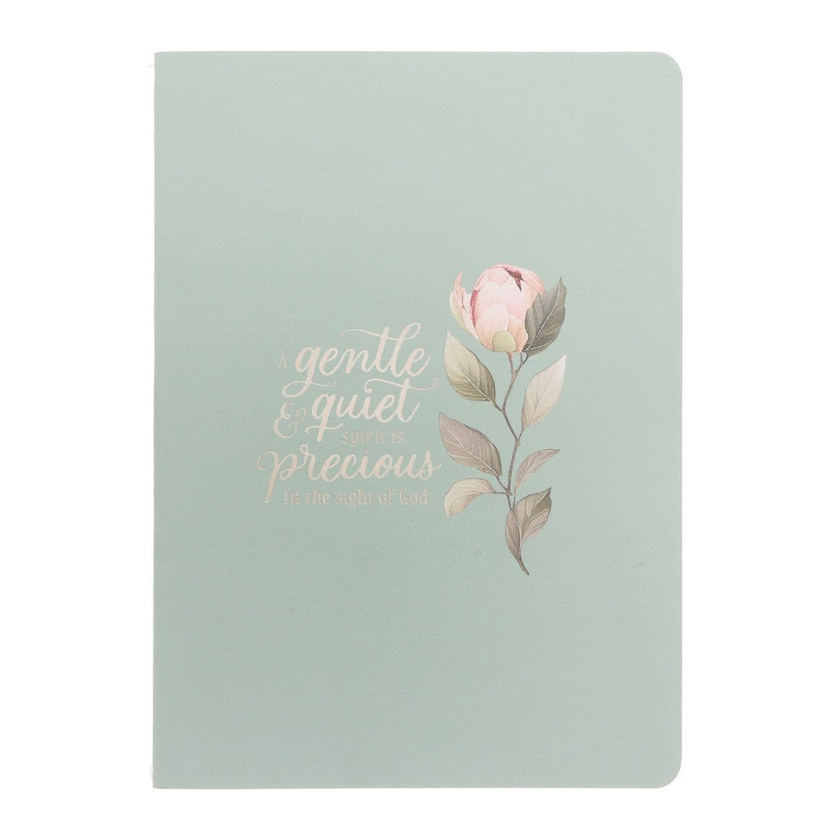 6006937174245_front A Gentle and Quiet Spirit Is Precious in the Sight of God Notebook - Image 1