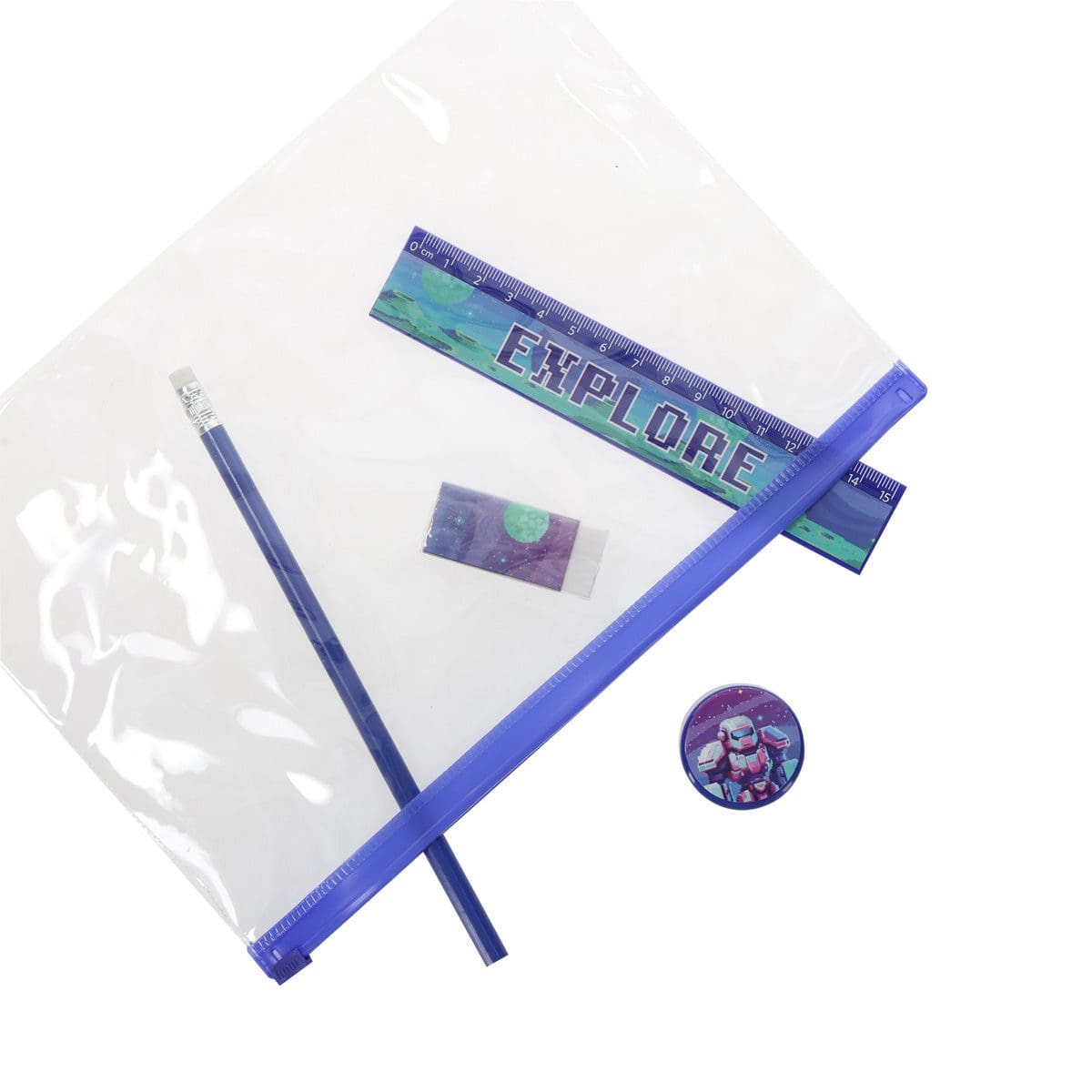 6006937177406_feature1 Explore Blue Stationery Set - Image 2