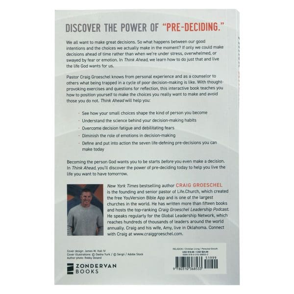Think Ahead: 7 Decisions You Can Make Today For The God-Honoring Life You Want Tomorrow PB - Image 20