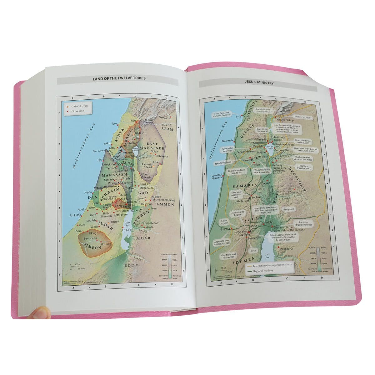 9780310450429_feature2 NIV Pink Paperback Gift & Award Bible Red Letter Edition Comfort Print - Image 3