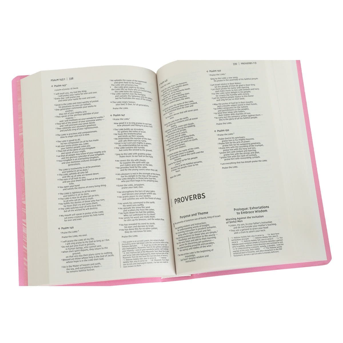 9780310450429_feature3 NIV Pink Paperback Gift & Award Bible Red Letter Edition Comfort Print - Image 4
