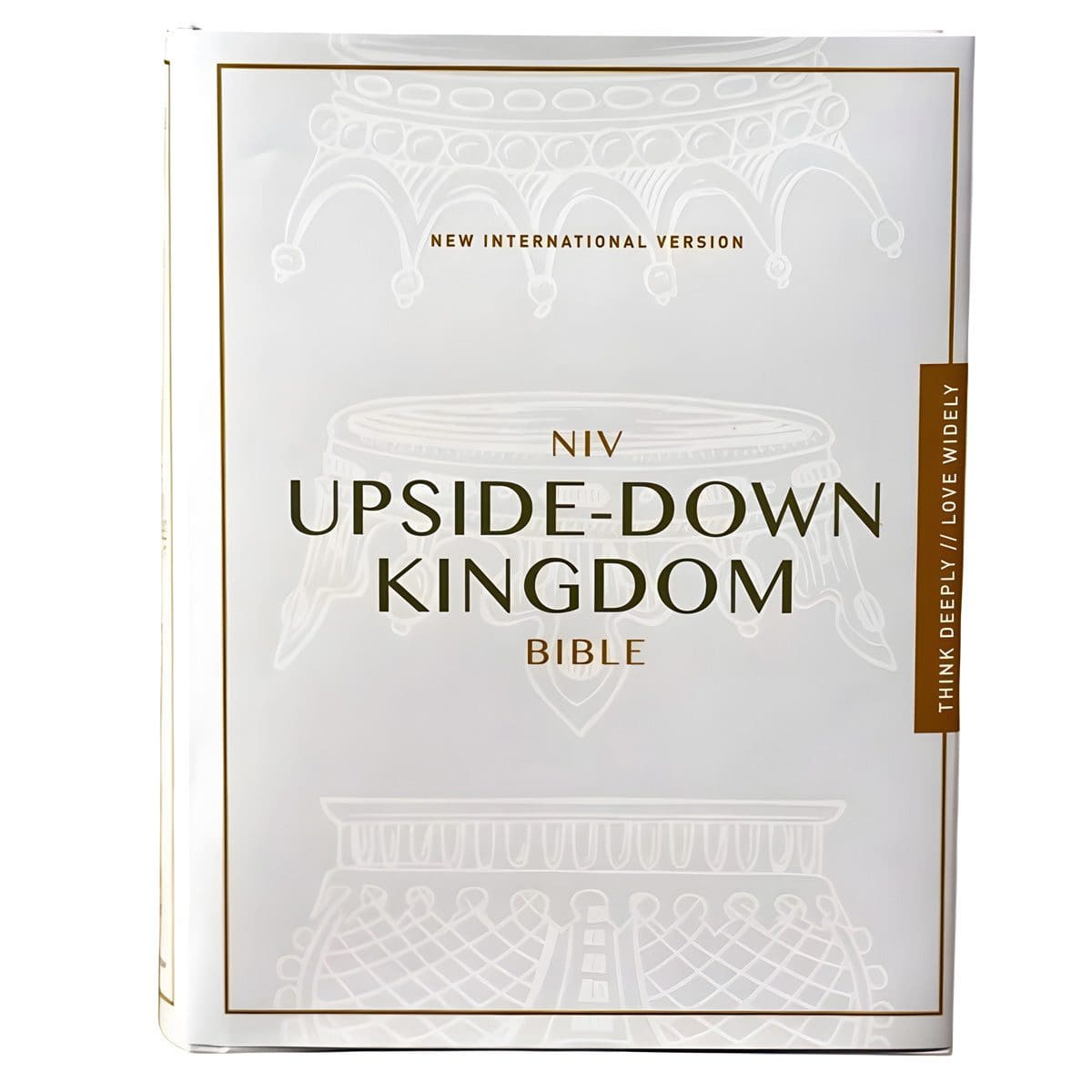 9780310454847_front NIV Grey Hardcover Upside-Down Kingdom Bible Comfort Print - Image 16