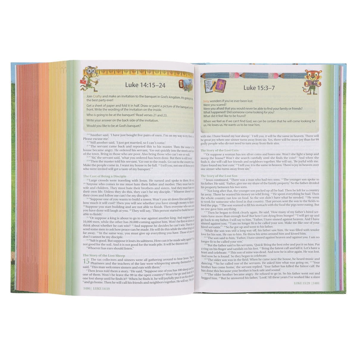 9780310763536_feature5 NIRV Hardcover Seek and Explore Holy Bible - Image 7
