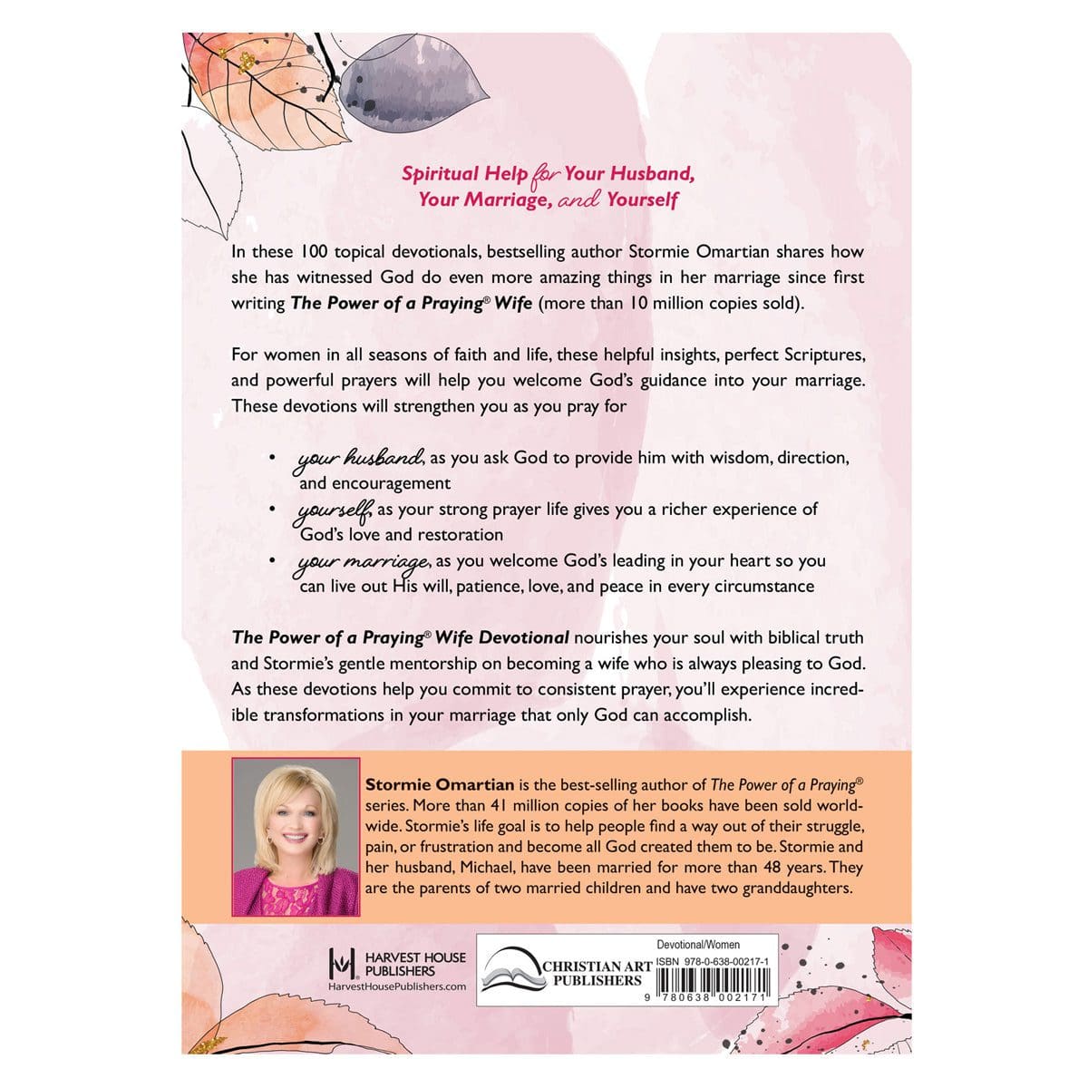 9780638002171_back The Power of a Praying Wife Devotional (Paperback) - Image 8