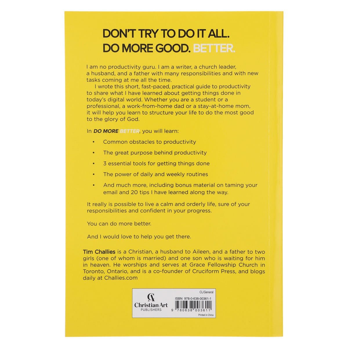 9780638003611_back Do More Better: A Practical Guide To Productivity (Paperback) - Image 8