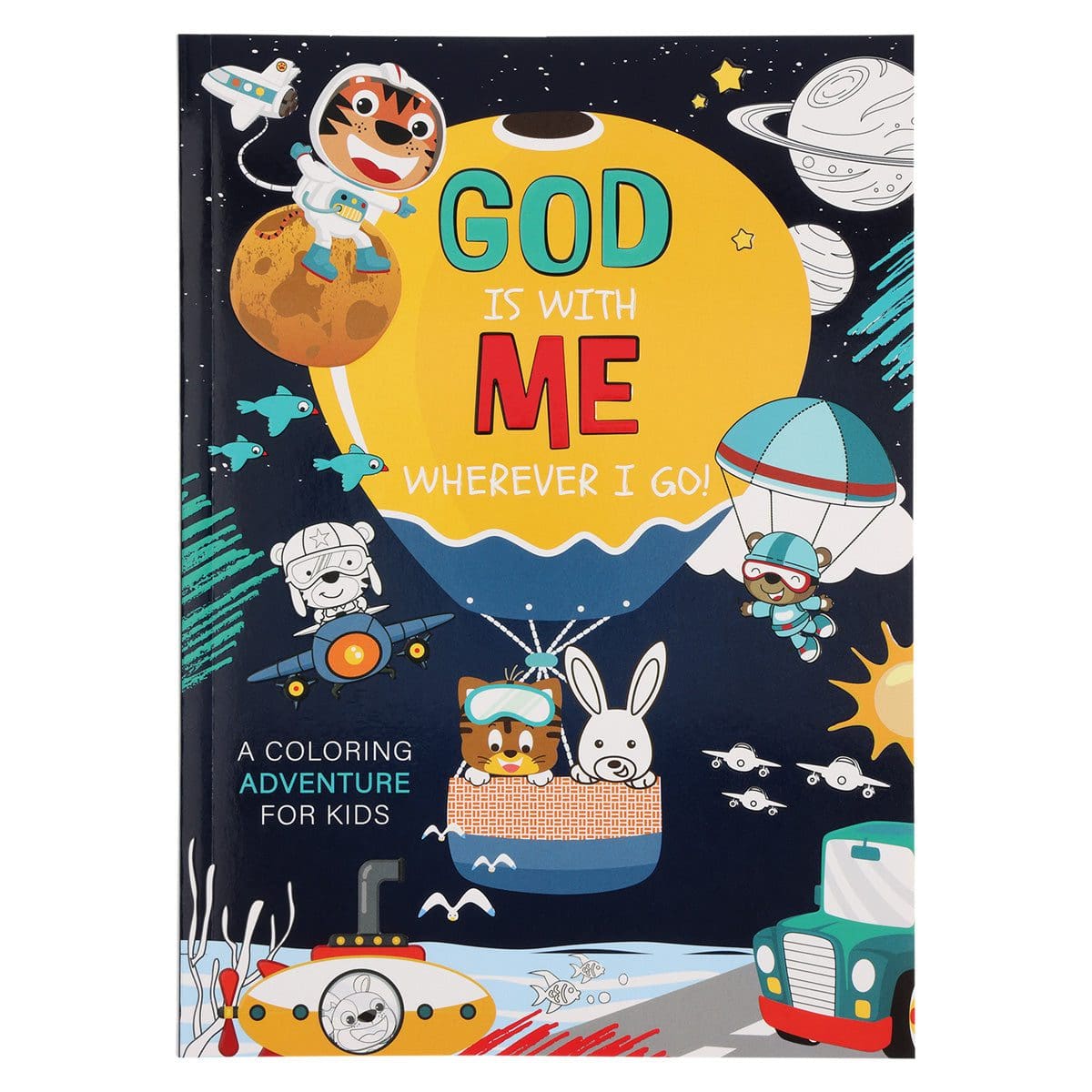 9780638003888_front God Is with Me Wherever I Go: A Coloring Adventure for Kids (Paperback) - Image 15