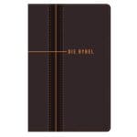 NLV Donkerbruin en Oranje Kunsleer Standaard Bybel Met Duimgrepe - Image 4