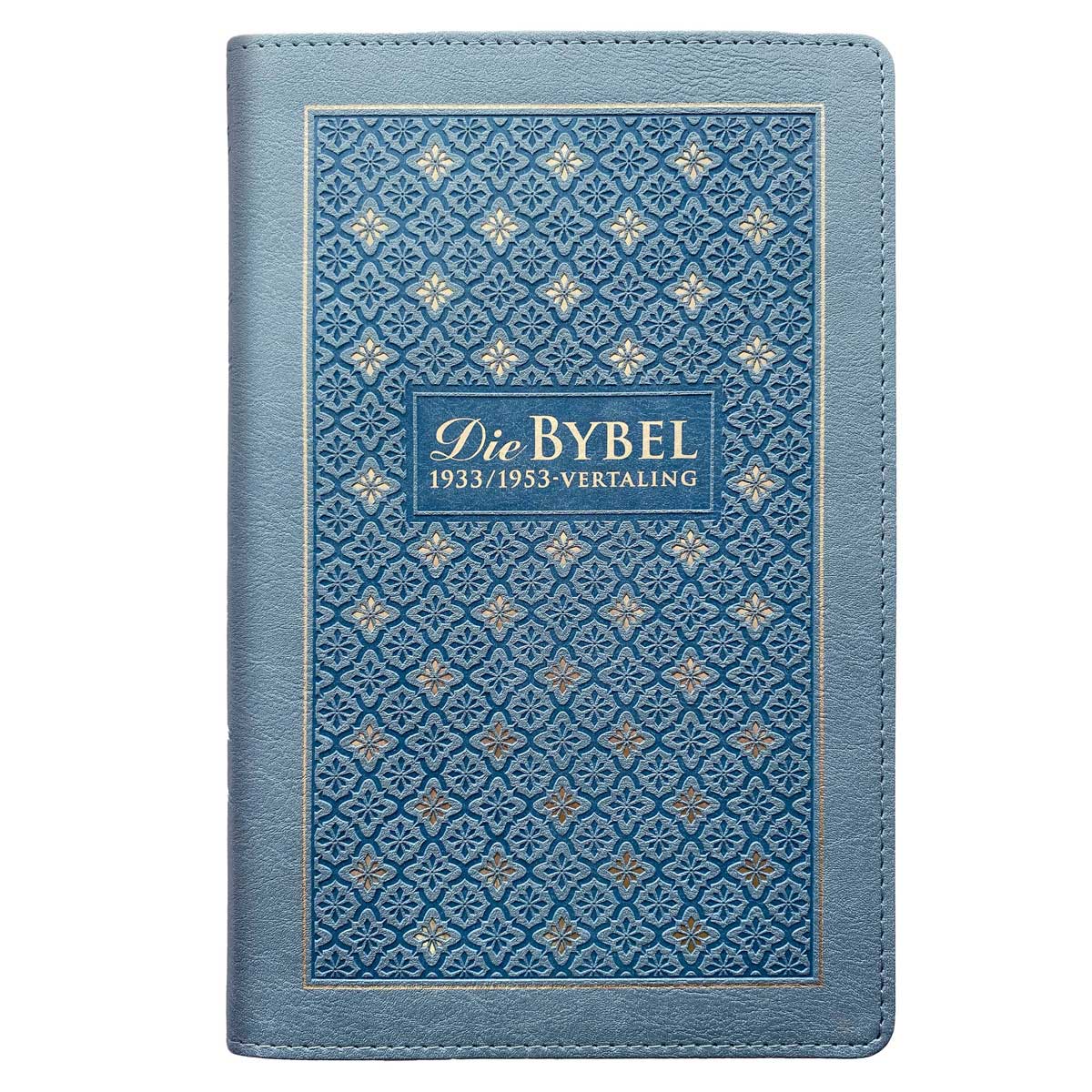 9780638009880_front Afrikaans 1933/1953 Vertaling Ligblou Kunsleer Bybel - Image 1