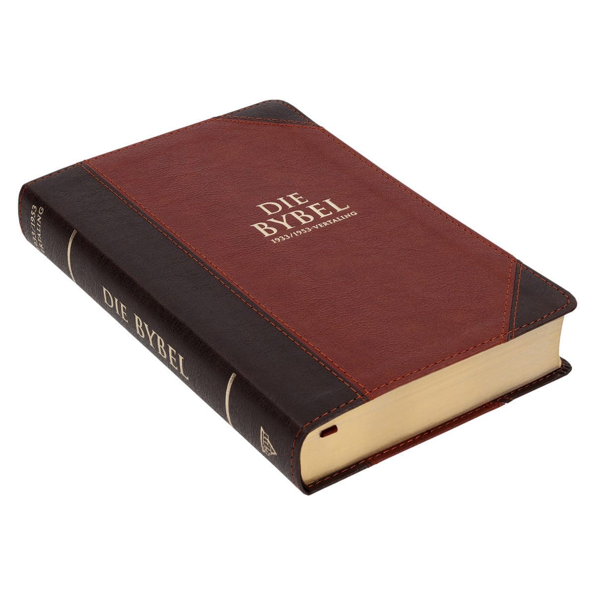 9780638009903_feature1 Afrikaans 1933/1953 Vertaling Bruin Kunsleer Bybel - Image 3