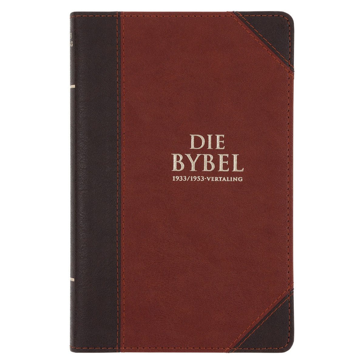9780638009903_front Afrikaans 1933/1953 Vertaling Bruin Kunsleer Bybel - Image 1
