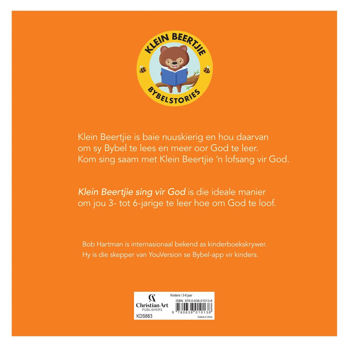 9780638010138_back Klein Beertjie Sing vir God (Sagteband) - Image 6