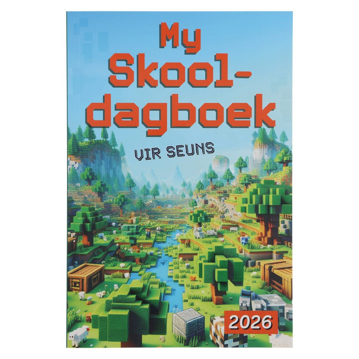 9780638010374_front 2026 Skooldagboek - Dagbeplanner vir Seuns - Sagteband - Image 1