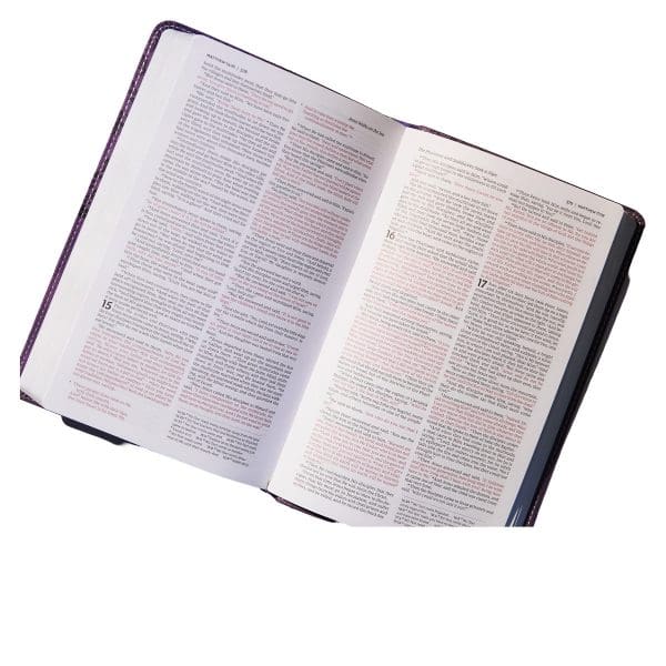 NKJV Deluxe Gift Bible Red Letter Burgundy (Comfort Print)(Imitation Leather) - Image 7