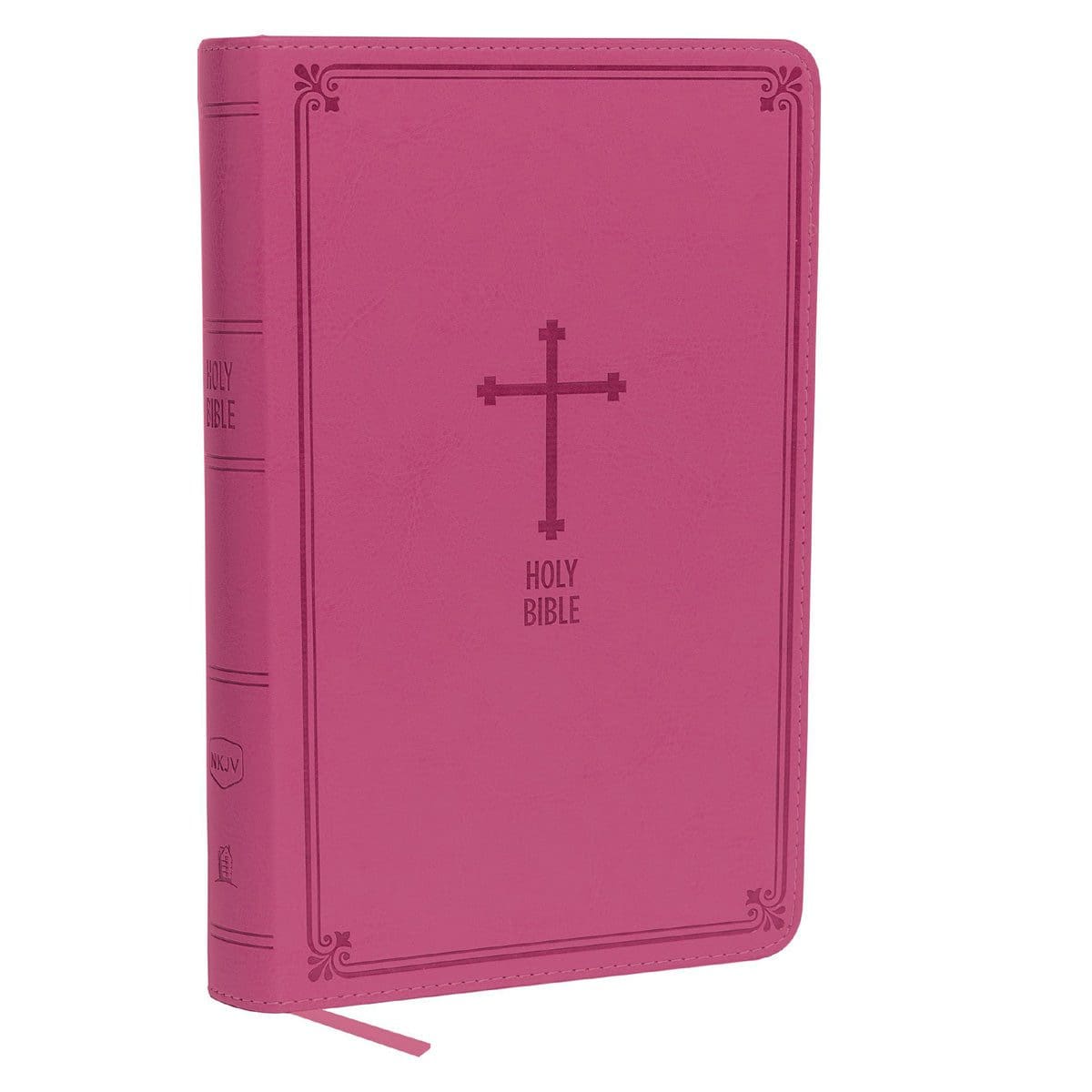 9780718075279_feature1 NKJV Pink Faux Leather Deluxe Gift Bible Red Letter Comfort Print - Image 11