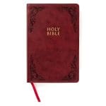 CSB Personal Size Reference Bible Large Print Burgundy (Imitation Leather) - Image 5
