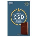 CSB Personal Size Reference Bible Large Print Burgundy (Imitation Leather) - Image 4