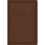 CSB Brown Imitation Leather Thinline Value Edition Bible Large Print - Image 5