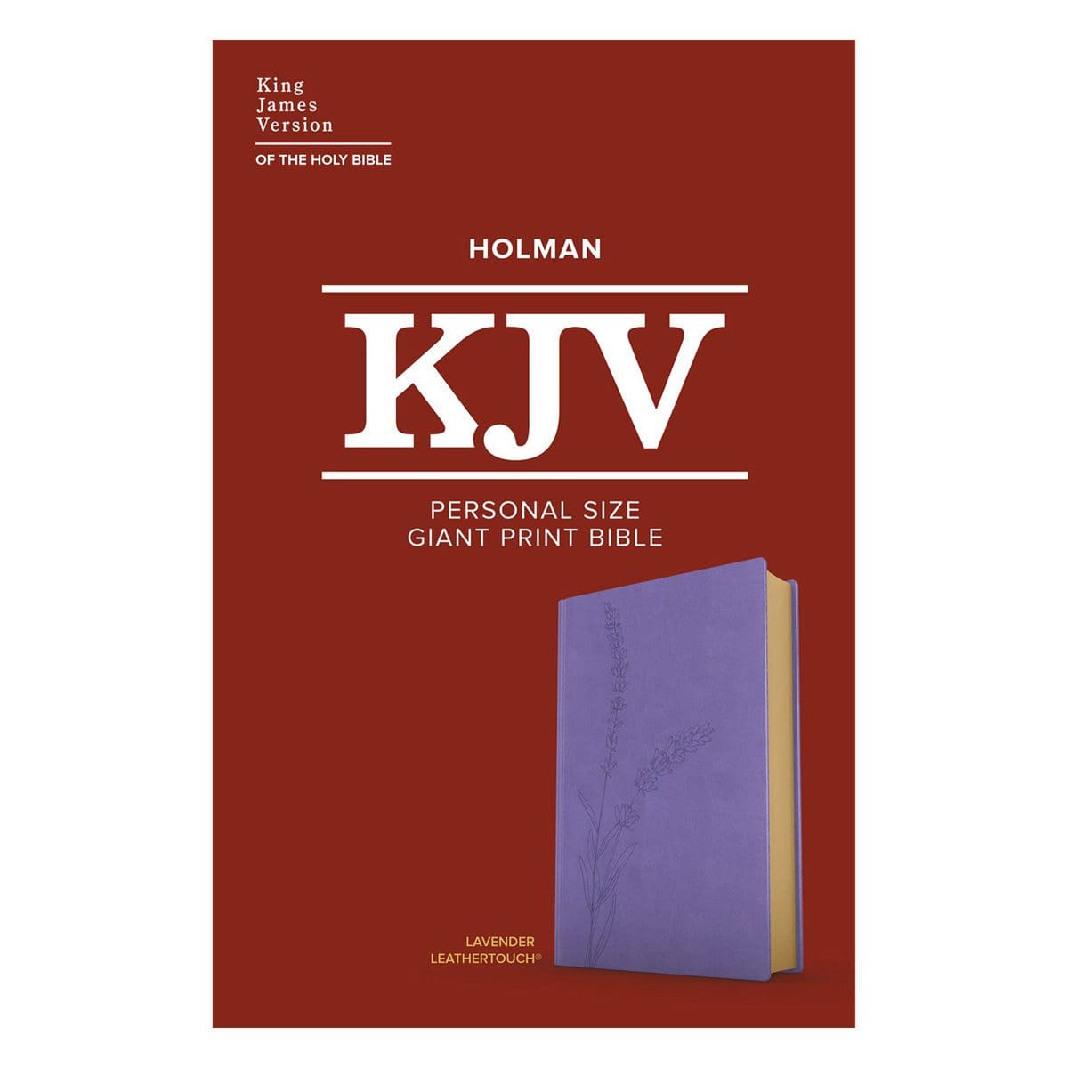 9781430094784_front KJV Lavender Imitation Leather Personal Size Bible Giant Print - Image 2