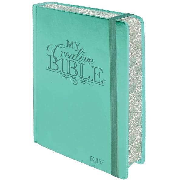 KJV Aquamarine Faux Leather Hardcover My Creative Bible - Image 5