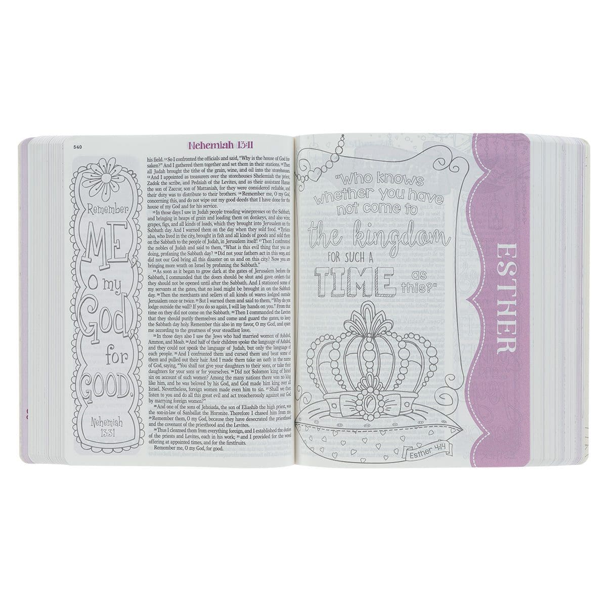 9781432129439_feature3 ESV Pink Paperback My Creative Bible For Girls - Image 4