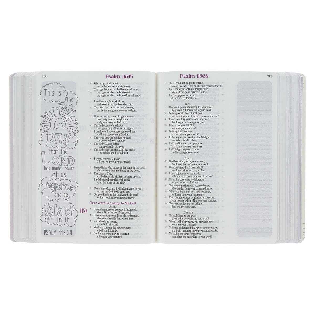 9781432129439_feature4 ESV Pink Paperback My Creative Bible For Girls - Image 5