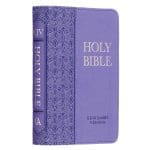 KJV Purple Faux Leather Mini Pocket Bible - Image 24