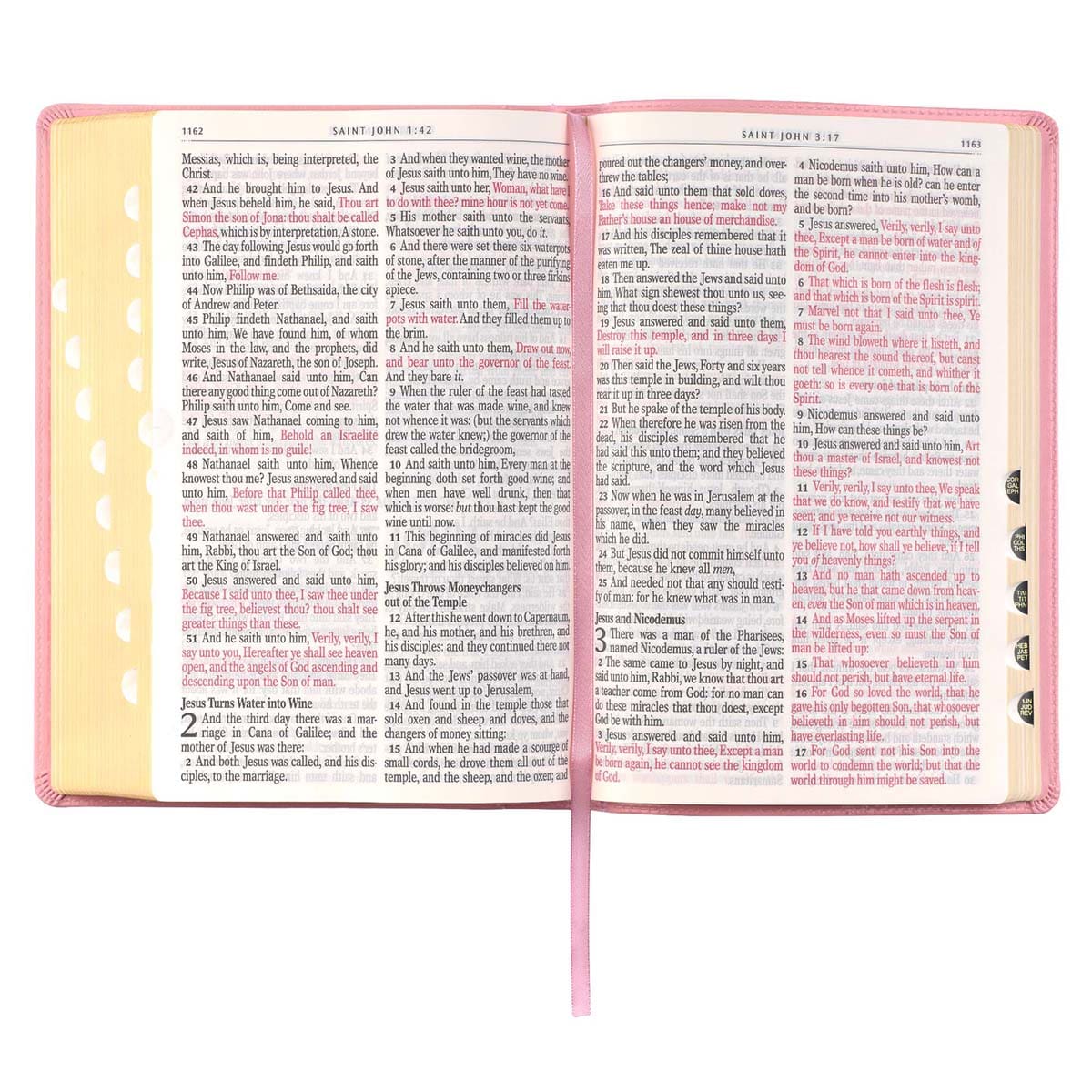 9781432133115_feature2 KJV Pink Faux Leather Full-Size Bible Giant Print Indexed - Image 21
