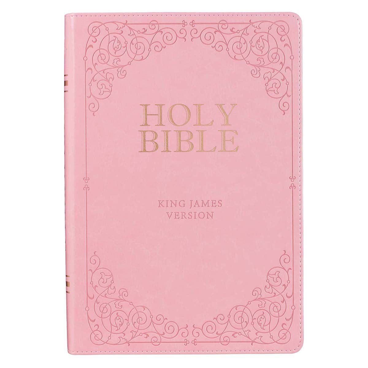 9781432133115_front KJV Pink Faux Leather Full-Size Bible Giant Print Indexed - Image 18