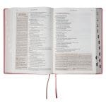 NLT Pink Faux Leather Thumb Indexed Spiritual Growth Bible - Image 20