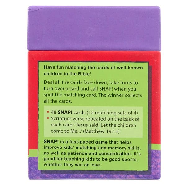 Snap! – The Children Of The Bible (Game Cards) - Image 2