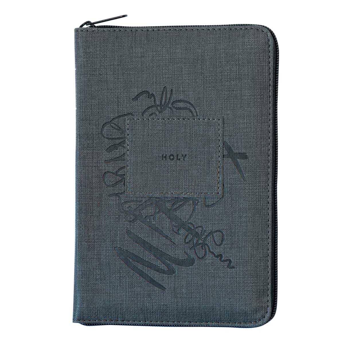 9781496455512_front NLT Filament Compact Zipper Bible, Red Letter, With Zipper, Charcoal Patch (Imitation Leather) - Image 15