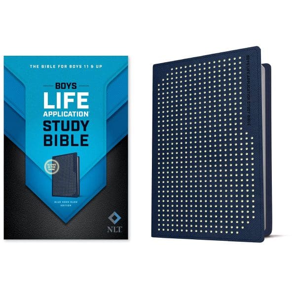 NLT Boys Life Application Study Bible, TuTone, Blue / Neon / Glow (Imitation Leather) - Image 4