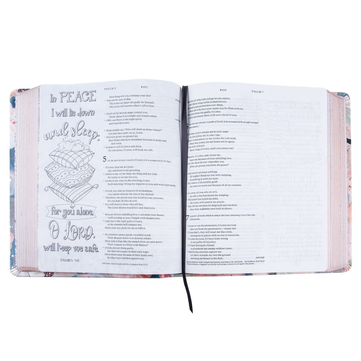 9781496466075_feature4 NLT Watercolor Garden Faux Leather Flexcover Inspire Faith Filament Bible - Image 25